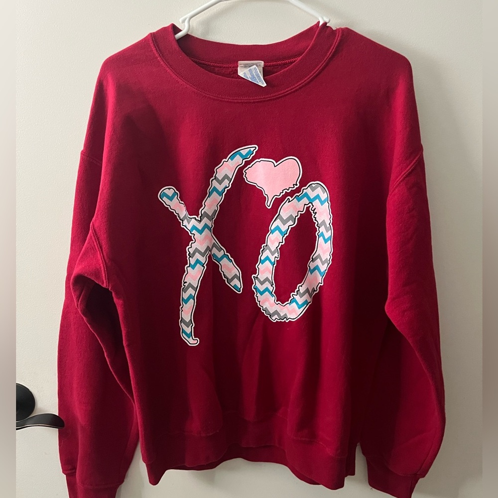 Valentines XO Red sweatshirt
